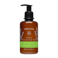 Leche corporal hidratante tónica de té de montaña Apivita 200 ml