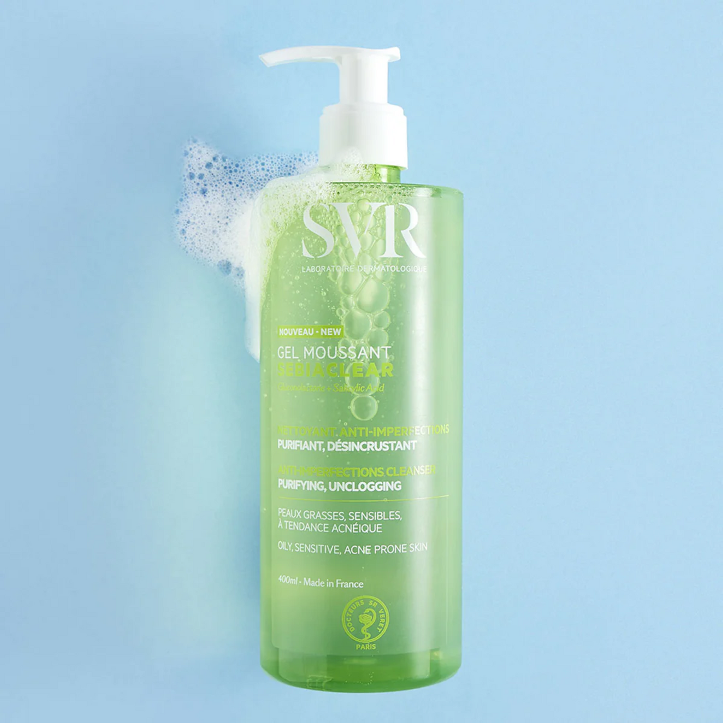 SVR Sebiaclear Gel Moussant 400mL