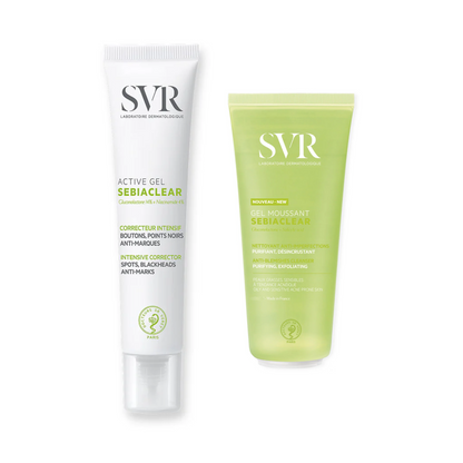SVR Pack Sebiaclear Active Gel 40mL + Gel Limpeza Mini 55mL