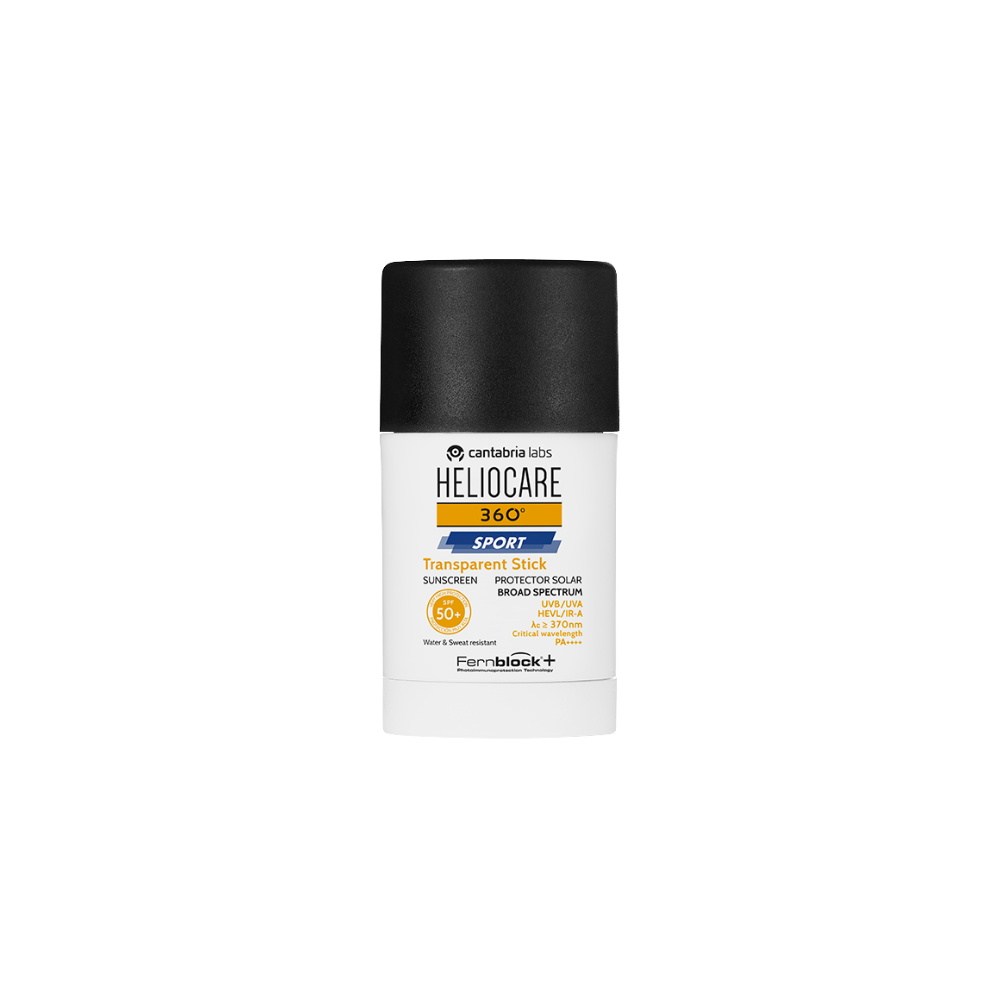 Heliocare 360º Sport Stick Transparente SPF50+ 25g