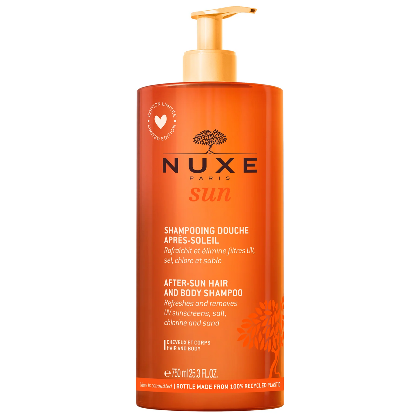 Nuxe Sun After Sun Shampoo and Shower Gel 750mL