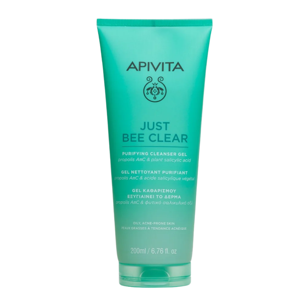 Apivita Just Bee Clear Gel de Limpeza Purificante 200mL