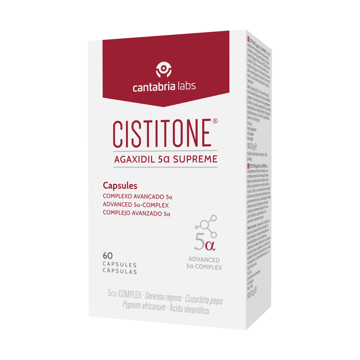 Cistitone Agaxidil 5A Supreme Cápsulas x60