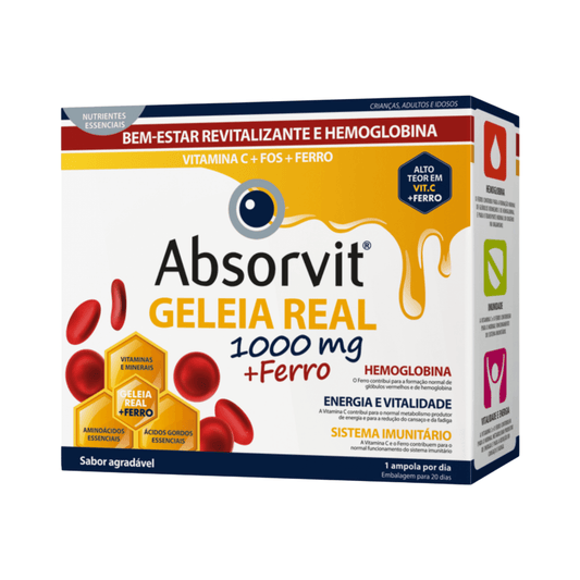 Absorvit Geleia Real +Ferro x20