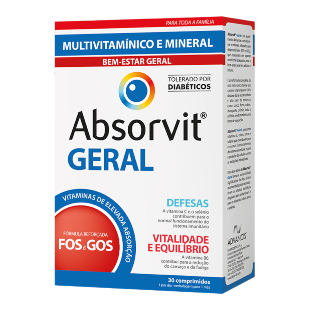 Absorvit General Tablets x30 – Beauty Atelier