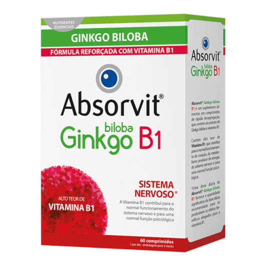 Absorvit Ginkgo Biloba B1 Comprimidos x60