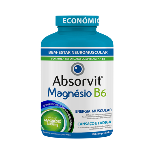 Absorvit Magnésio B6 180 Comprimidos