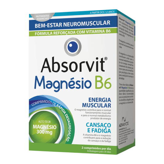 Absorvit Magnésio B6 60 Comprimidos