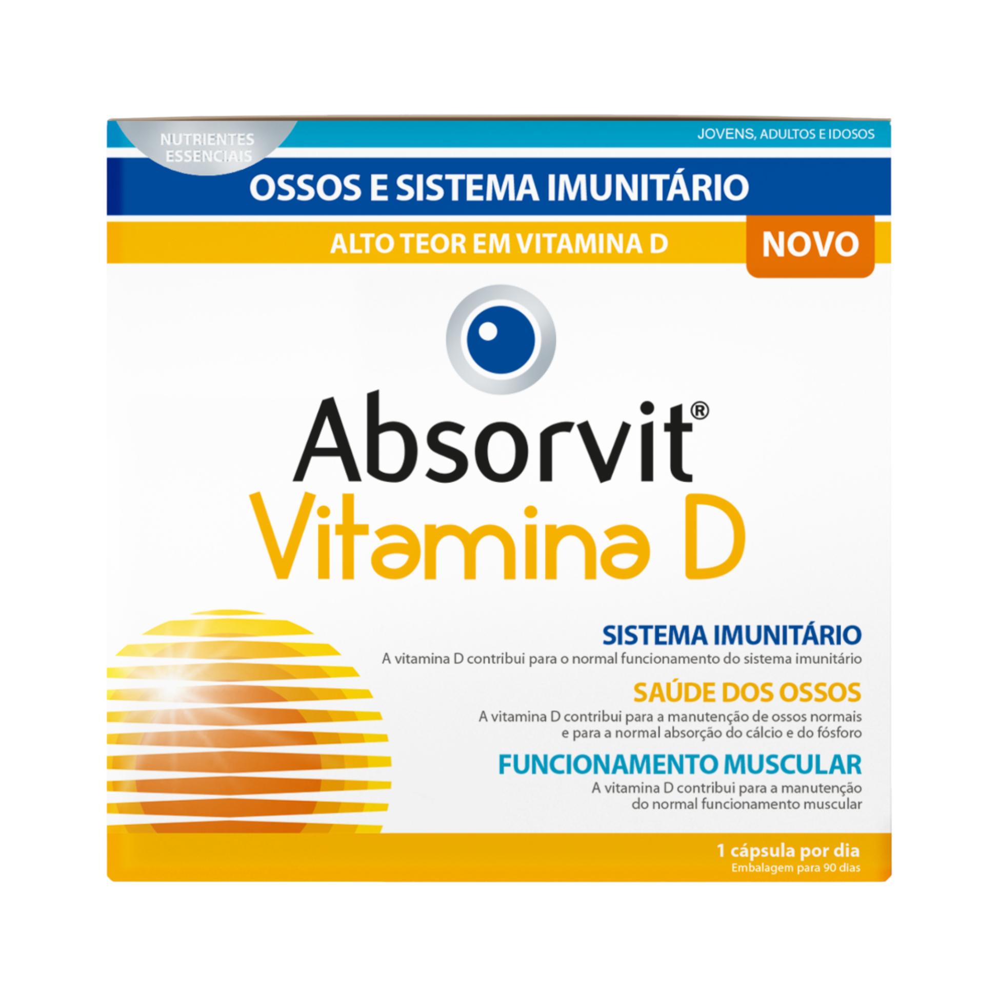 Absorvit Vitamina D Cápsulas x90