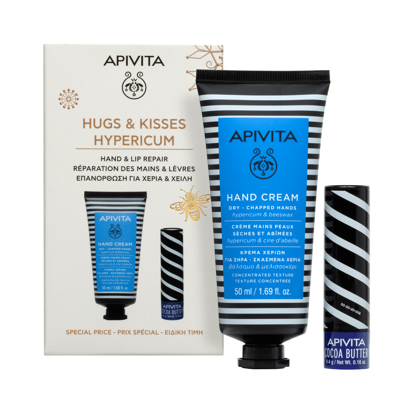 Apivita Coffret Reparação de Mãos e Lábios