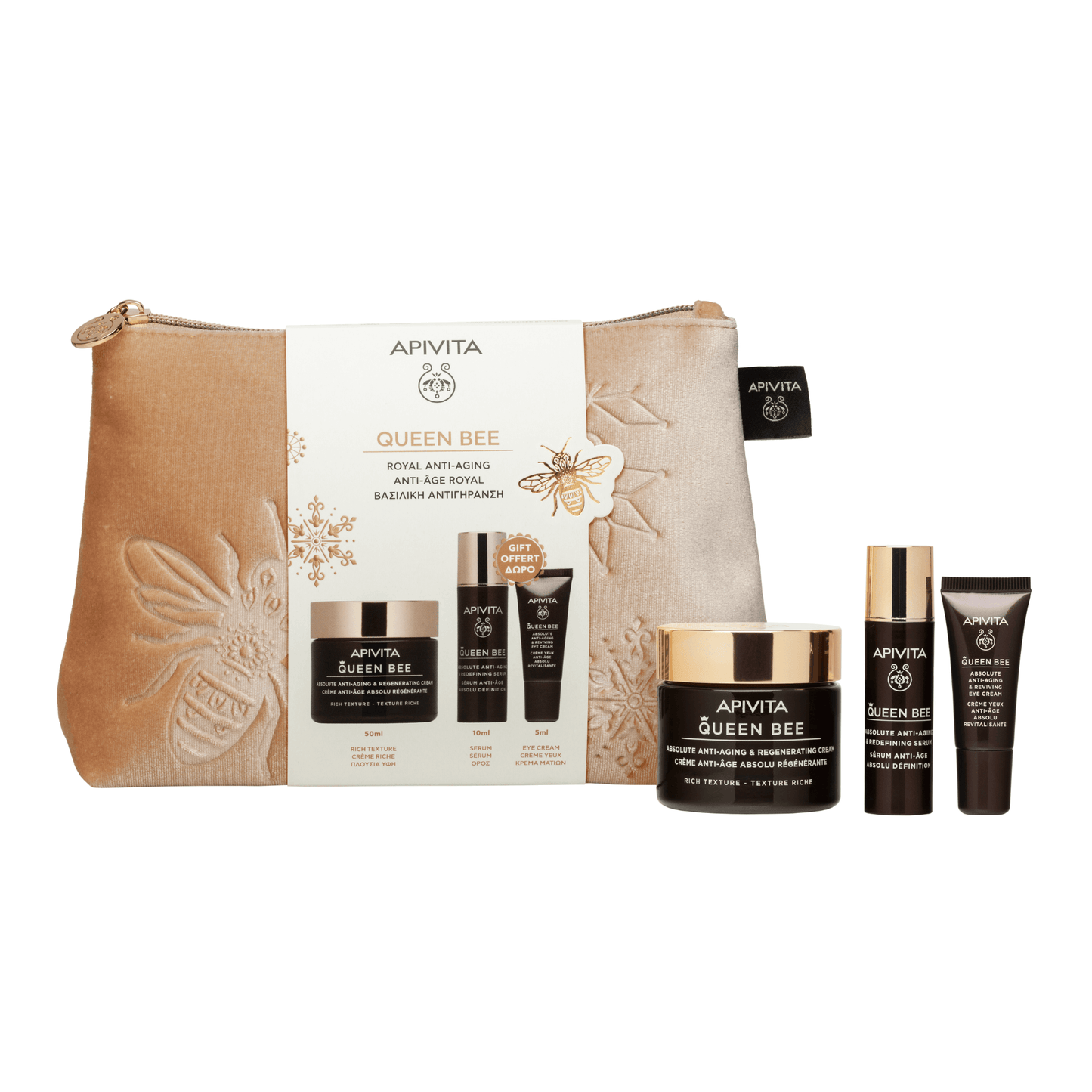 Apivita Coffret Queen Bee Antienvelhecimento Real