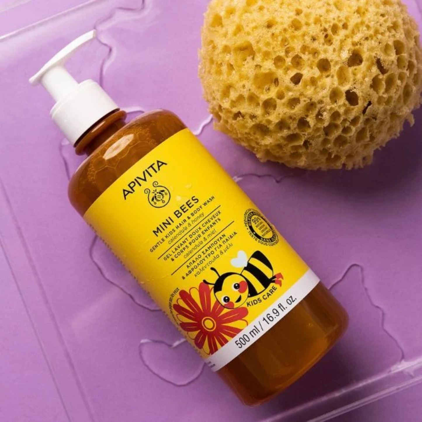 Apivita Mini Bees Gel Suave Cabelo e Corpo 500mL