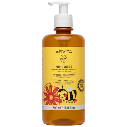 Apivita Mini Bees Gel Suave Cabelo e Corpo 500mL
