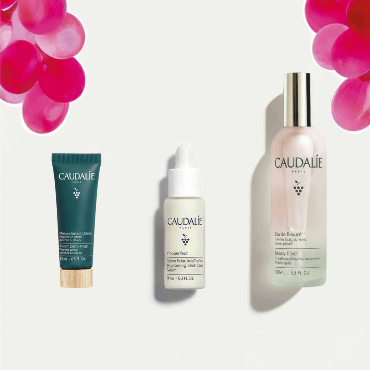 Caudalie Coffret Trio Bestsellers Cuidado e Luminosidade