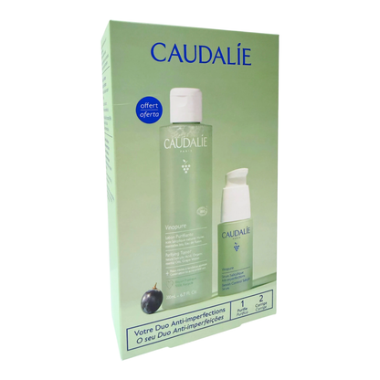 Caudalie Vinopure Pack Sérum Antiimperfecciones 30mL + Loción Purificante 200mL