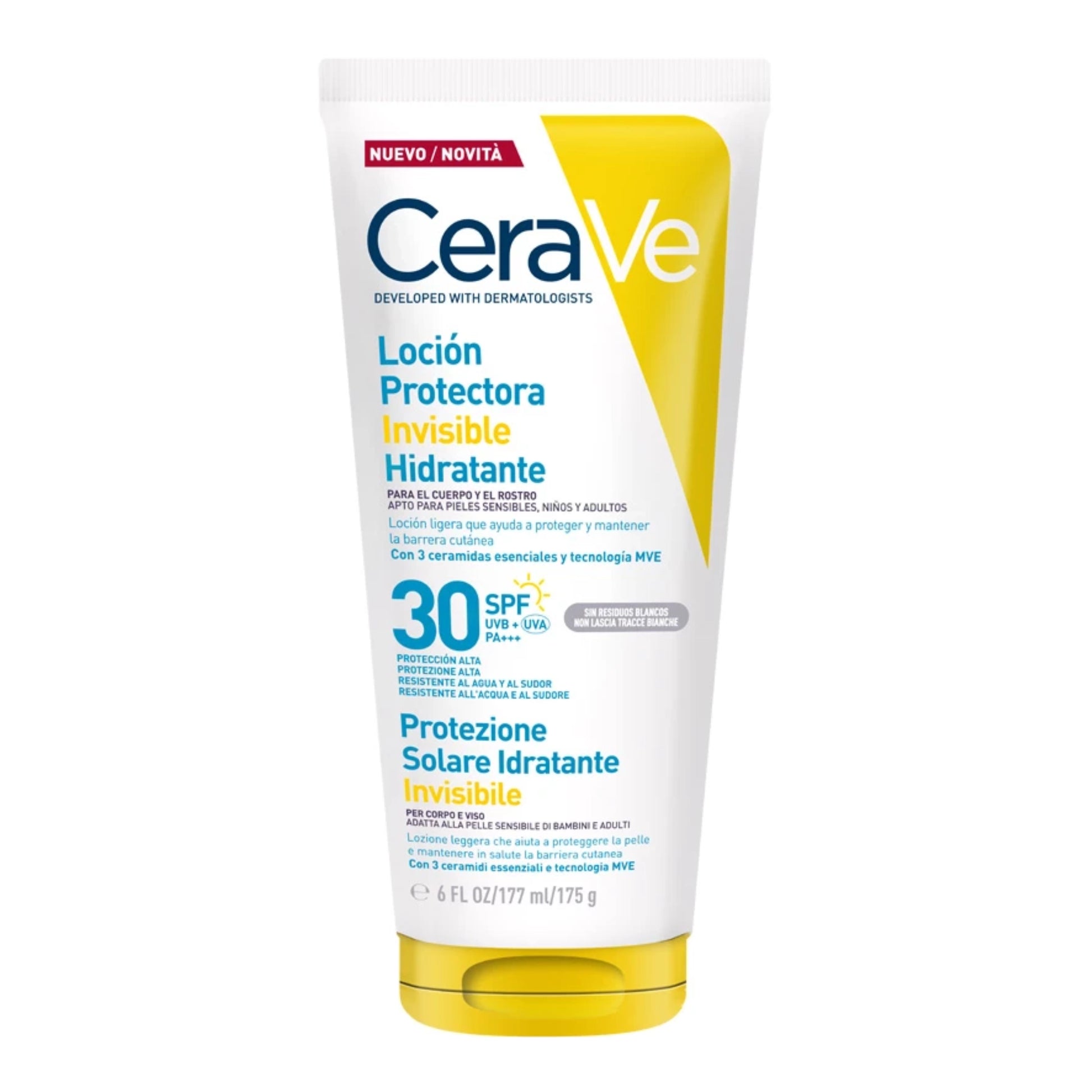 Cerave Loção Protetora Invisível Hidratante SPF30 177mL