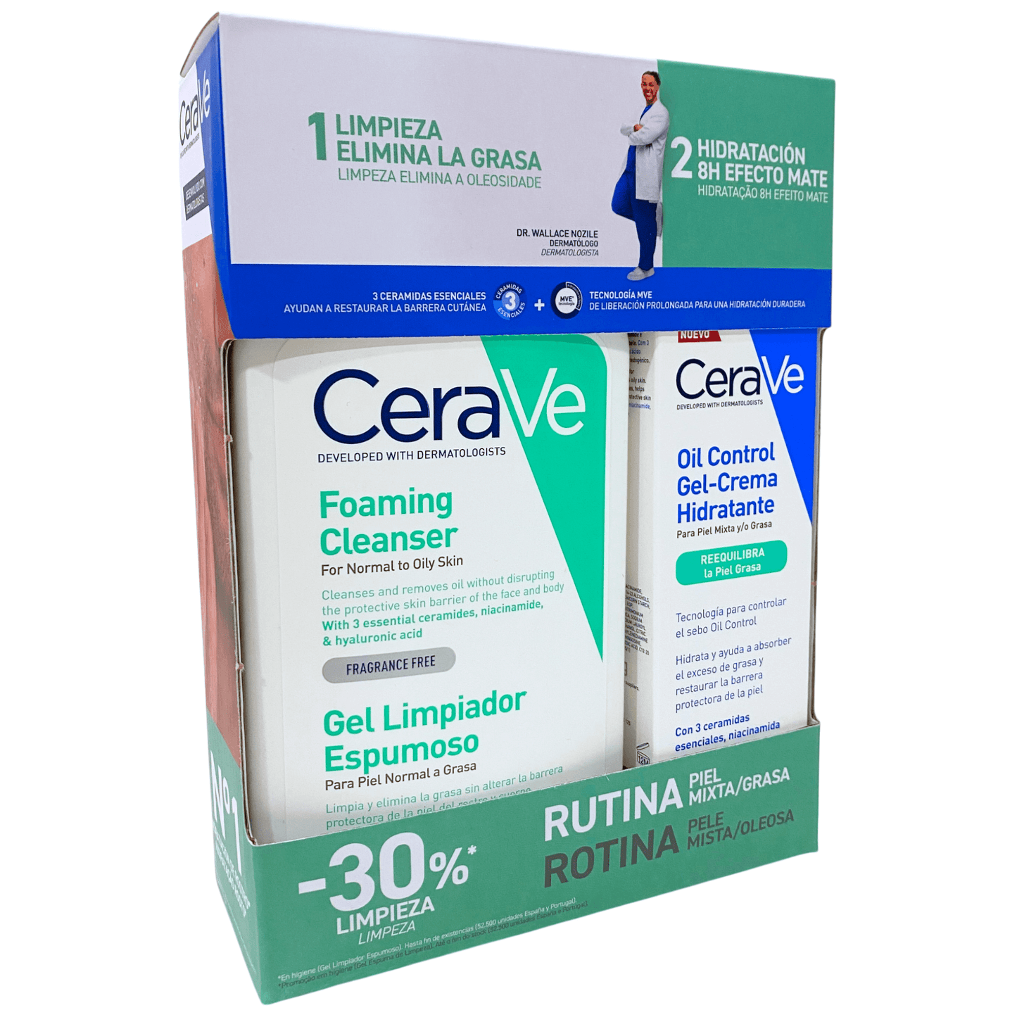 Cerave Pack Rotina Pele Mista/Oleosa