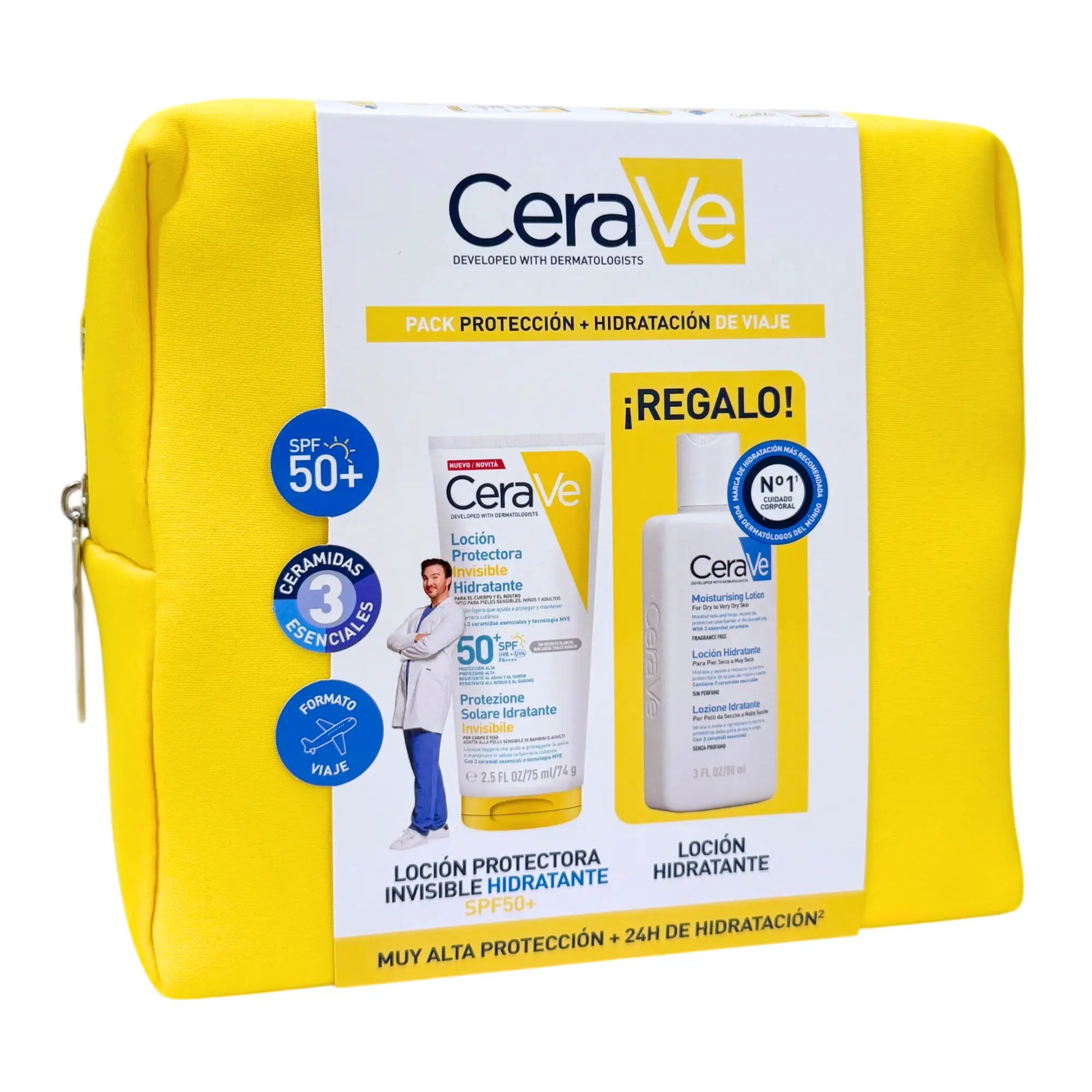 Cerave Pack Proteção e Hidratação de Viagem