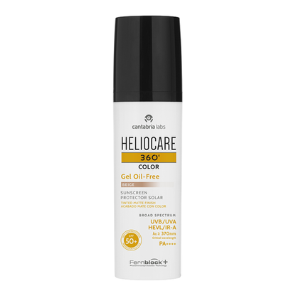 Heliocare 360º Color Gel Oil Free Tom Bege SPF50+ 50mL