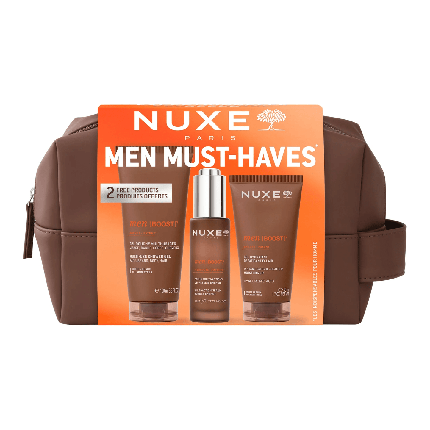 Nuxe Men Boost Coffret Indispensáveis de Homem