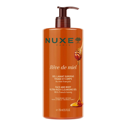 Nuxe Rêve de Miel Gel de Limpeza Cara e Corpo 750mL