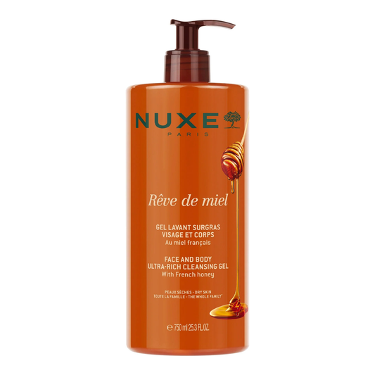 Nuxe Rêve de Miel Gel de Limpeza Cara e Corpo 750mL