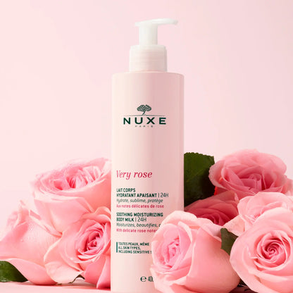 Nuxe Very Rose Leite Hidratante Corporal Calmante 400mL