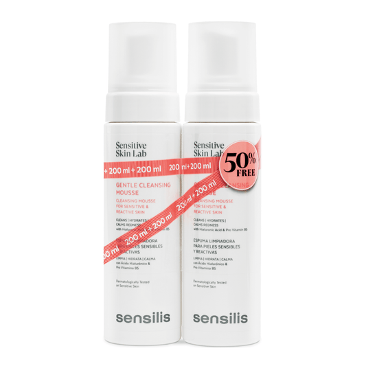 Sensilis Pack Gente Cleansing Mousse Espuma de Limpeza 2x200mL