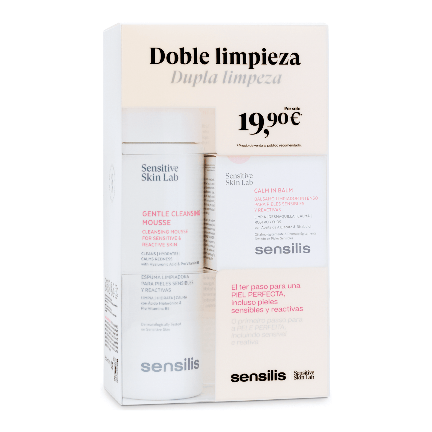 Sensilis Pack Espuma Limpeza 200mL + Calm In Balm Bálsamo 25mL