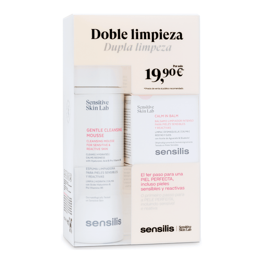 Sensilis Pack Espuma Limpeza 200mL + Calm In Balm Bálsamo 25mL