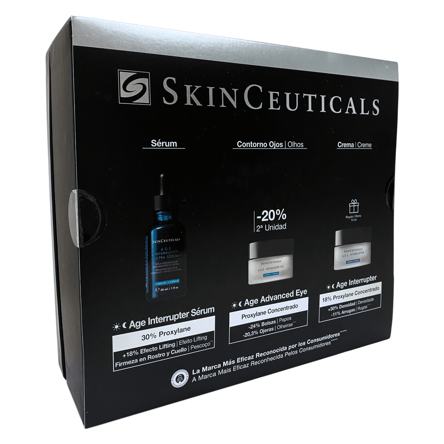 SkinCeuticals Cofre Age Interrupter Ultra Sérum 30mL + Age Advanced Eye 15mL