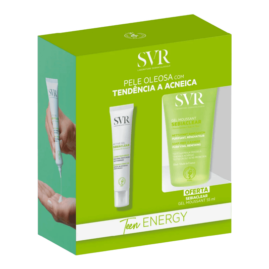 SVR Pack Sebiaclear Active Gel 40mL + Gel Limpeza Mini 55mL